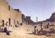 Gustave Guillaumet Laghouat Algerian Sahara oil on canvas